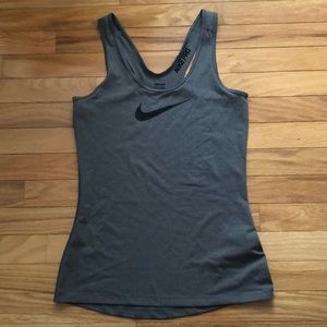 NIKE PRO gray tank top